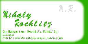 mihaly rochlitz business card